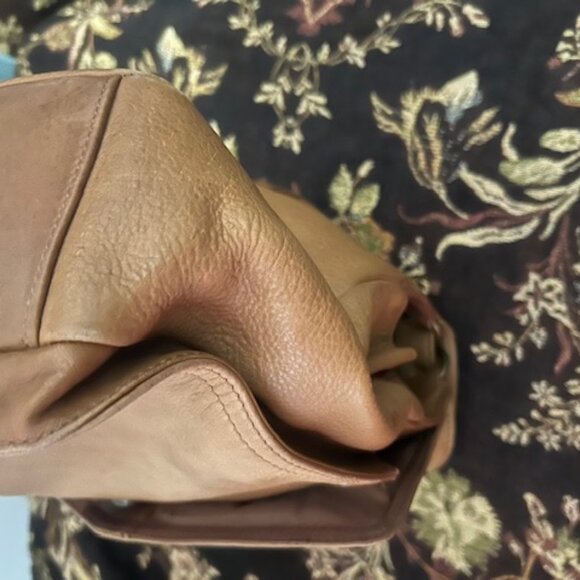 Fossil Vintage75082 British Tan Leather front flap shoulder bag - Picture 7 of 14